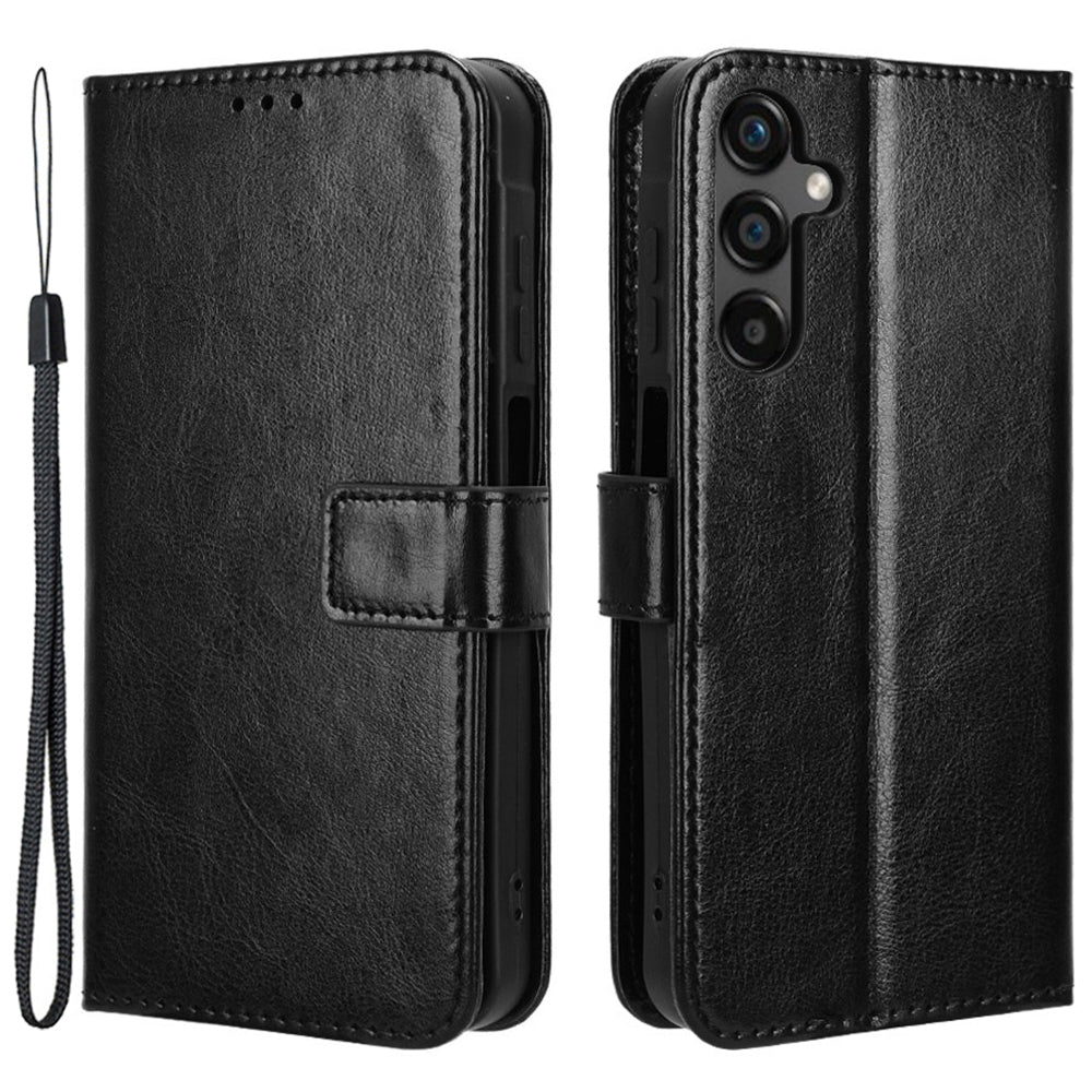 For Samsung Galaxy M55 5G / C55 5G Case Crazy Horse Texture Leather Phone Cover with Wallet Stand For Samsung Galaxy M55 5G / C55 5G Case Crazy Horse Texture Leather Phone Cover with Wallet Stand